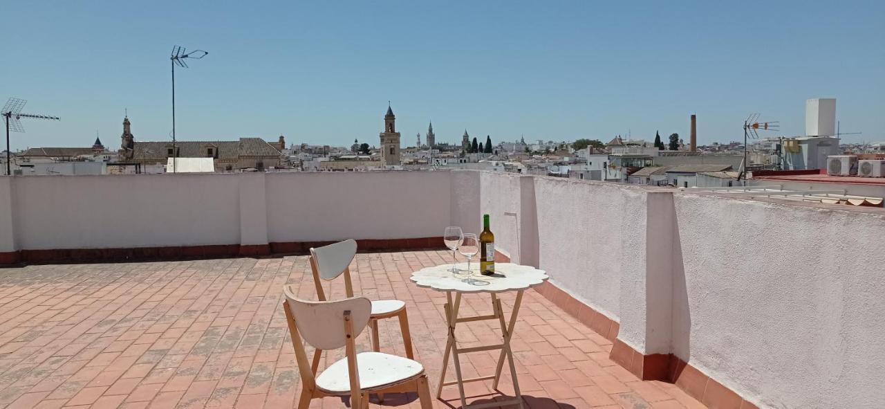 Apartamento casco histórico con ático. Apartamento Sevilha Exterior foto