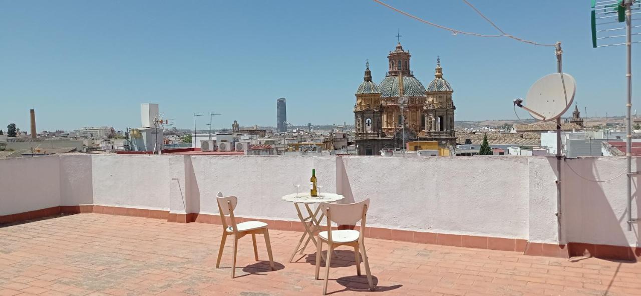 Apartamento casco histórico con ático. Apartamento Sevilha Exterior foto